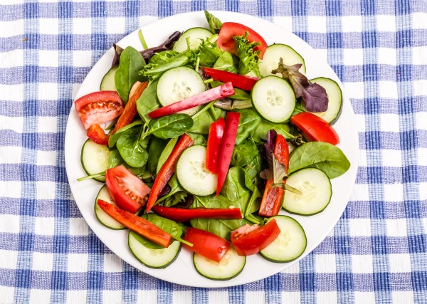 Fresh Salad with Red Pepper by Darryl Brooks